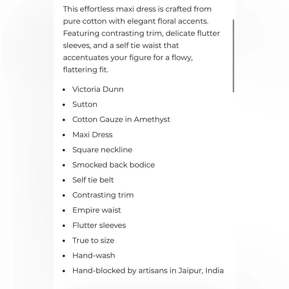 Victoria Dunn Cotton Sutton Dress - Picture 10 of 14